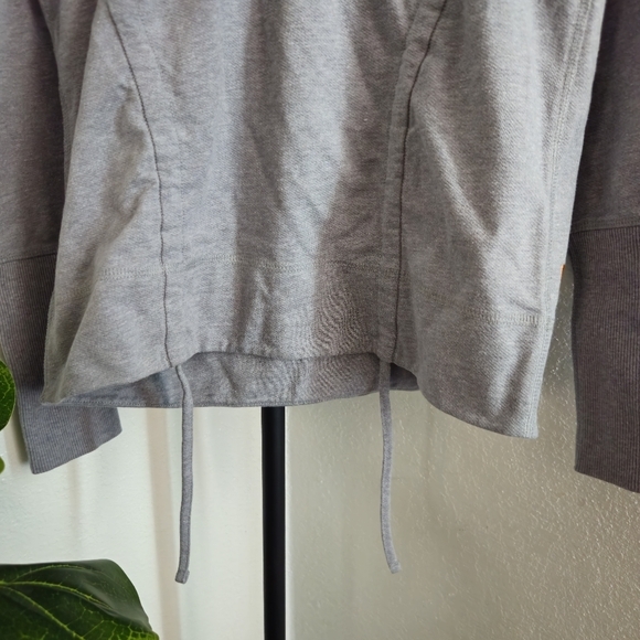 Lucy Pullover Jacket Cowl Neck Gray Womens‎ Small Petite - Picture 4 of 7